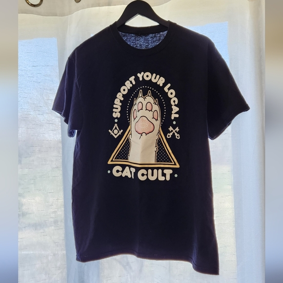 Kawaii Krypt Other - Cat Cult T-shirt